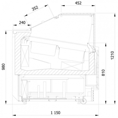 Vitrina frigorifica inghetata PARADISO ICE - Frigosztufi